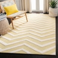 thumbnail image 1 of SAFAVIEH Cambridge Leon Geometric Wool Area Rug, Light Gold/Ivory, 4' x 6', 1 of 9