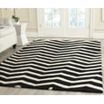 thumbnail image 1 of SAFAVIEH Cambridge Leon Geometric Wool Area Rug, Black/Ivory, 6' x 9', 1 of 7