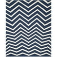 thumbnail image 1 of SAFAVIEH Cambridge Leon Geometric Wool Area Rug, Navy/Ivory, 2'6" x 4', 1 of 6
