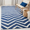 thumbnail image 1 of SAFAVIEH Cambridge Leon Geometric Wool Area Rug, Navy/Ivory, 4' x 6', 1 of 8