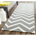 thumbnail image 1 of SAFAVIEH Cambridge Leon Geometric Wool Runner Rug, Dark Gray/Ivory, 2'6" x 8', 1 of 9