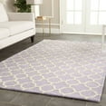 thumbnail image 1 of SAFAVIEH Cambridge Leonard Geometric Wool Area Rug, Lavender/Ivory, 5' x 8', 1 of 9