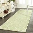 thumbnail image 1 of SAFAVIEH Cambridge Leonard Geometric Wool Runner Rug, Light Green/Ivory, 2'6" x 10', 1 of 7