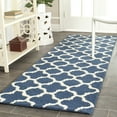 thumbnail image 1 of SAFAVIEH Cambridge Leonard Geometric Wool Runner Rug, Navy/Ivory, 2'6" x 12', 1 of 9