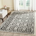thumbnail image 1 of SAFAVIEH Cambridge Leslie Geometric Wool Area Rug, Black/Ivory, 11' x 15', 1 of 6