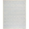 thumbnail image 1 of SAFAVIEH Cambridge Leslie Geometric Wool Area Rug, Light Blue/Ivory, 10' x 14', 1 of 6