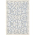 thumbnail image 1 of SAFAVIEH Cambridge Leslie Geometric Wool Area Rug, Light Blue/Ivory, 2'6" x 4', 1 of 3