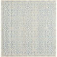 thumbnail image 1 of SAFAVIEH Cambridge Leslie Geometric Wool Area Rug, Light Blue/Ivory, 6' x 6' Square, 1 of 4