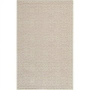 SAFAVIEH Cambridge Leslie Geometric Wool Area Rug, Light Pink/Ivory, 2' x 3'