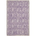 thumbnail image 1 of SAFAVIEH Cambridge Leslie Geometric Wool Area Rug, Purple/Ivory, 5' x 8', 1 of 7