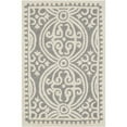 thumbnail image 1 of SAFAVIEH Cambridge Leslie Geometric Wool Area Rug, Silver/Ivory, 2'6" x 4', 1 of 4