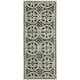 thumbnail image 1 of SAFAVIEH Cambridge Leslie Geometric Wool Runner Rug, Black/Ivory, 2'6" x 8', 1 of 9