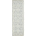 thumbnail image 1 of SAFAVIEH Cambridge Leslie Geometric Wool Runner Rug, Light Blue/Ivory, 2'6" x 12', 1 of 10