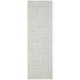 thumbnail image 1 of SAFAVIEH Cambridge Leslie Geometric Wool Runner Rug, Light Blue/Ivory, 2'6" x 18', 1 of 3