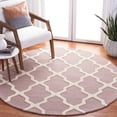 thumbnail image 1 of SAFAVIEH Cambridge Liam Geometric Wool Area Rug, Beige/Ivory, 8' x 8' Round, 1 of 8