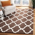 thumbnail image 1 of SAFAVIEH Cambridge Liam Geometric Wool Area Rug, Dark Brown/Ivory, 2'6" x 4', 1 of 9
