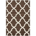 thumbnail image 1 of SAFAVIEH Cambridge Liam Geometric Wool Area Rug, Dark Brown/Ivory, 3' x 5', 1 of 6