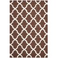 thumbnail image 1 of SAFAVIEH Cambridge Liam Geometric Wool Area Rug, Dark Brown/Ivory, 6' x 9', 1 of 6