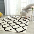 thumbnail image 1 of SAFAVIEH Cambridge Liam Geometric Wool Area Rug, Ivory/Black, 10' x 14', 1 of 6