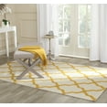 thumbnail image 1 of SAFAVIEH Cambridge Liam Geometric Wool Area Rug, Ivory/Gold, 4' x 4' Square, 1 of 6