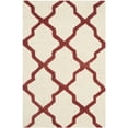 thumbnail image 1 of SAFAVIEH Cambridge Liam Geometric Wool Area Rug, Ivory/Rust, 2'6" x 4', 1 of 6