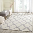 thumbnail image 1 of SAFAVIEH Cambridge Liam Geometric Wool Area Rug, Ivory/Silver, 6' x 6' Square, 1 of 8