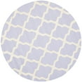 thumbnail image 1 of SAFAVIEH Cambridge Liam Geometric Wool Area Rug, Lavender/Ivory, 6' x 6' Round, 1 of 5
