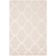 thumbnail image 1 of SAFAVIEH Cambridge Liam Geometric Wool Area Rug, Light Pink/Ivory, 4' x 6', 1 of 10