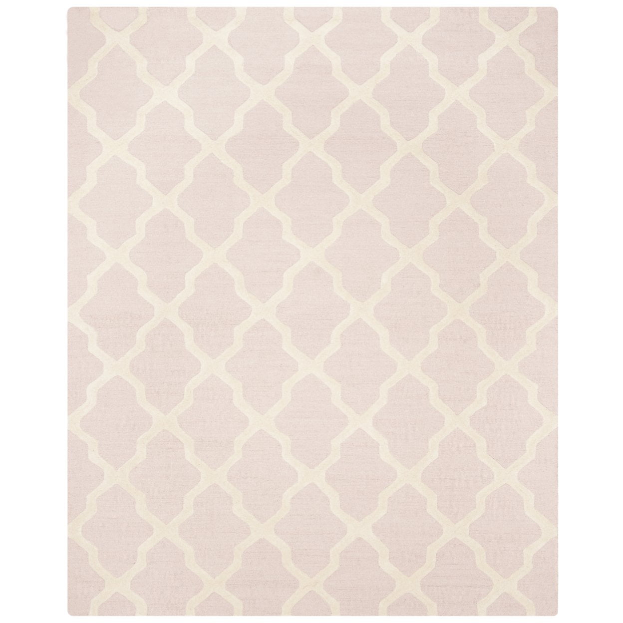 Ivory Elegance 6' Round Hand-Tufted Wool Area Rug