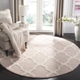 thumbnail image 1 of SAFAVIEH Cambridge Liam Geometric Wool Area Rug, Light Pink/Ivory, 8' x 8' Round, 1 of 10