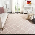 thumbnail image 1 of SAFAVIEH Cambridge Liam Geometric Wool Area Rug, Light Pink/Ivory, 8' x 8' Square, 1 of 10