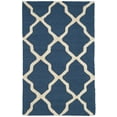 thumbnail image 1 of SAFAVIEH Cambridge Liam Geometric Wool Area Rug, Navy Blue/Ivory, 2'6" x 4', 1 of 7