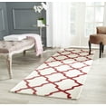thumbnail image 1 of SAFAVIEH Cambridge Liam Geometric Wool Runner Rug, Ivory/Rust, 2'6" x 8', 1 of 7