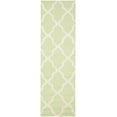 thumbnail image 1 of SAFAVIEH Cambridge Liam Geometric Wool Runner Rug, Light Green/Ivory, 2'6" x 10', 1 of 7