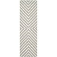 thumbnail image 1 of SAFAVIEH Cambridge Lilly Geometric Wool Runner Rug, Silver/Ivory, 2'6" x 22', 1 of 10