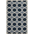 thumbnail image 1 of SAFAVIEH Cambridge Lincoln Geometric Wool Area Rug, Blue/Ivory, 4' x 6', 1 of 10