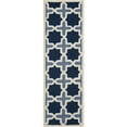 thumbnail image 1 of SAFAVIEH Cambridge Lincoln Geometric Wool Runner Rug, Blue/Ivory, 2'6" x 10', 1 of 10
