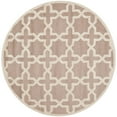 thumbnail image 1 of SAFAVIEH Cambridge Liz Geometric Wool Area Rug, Beige/Ivory, 8' x 8' Round, 1 of 10