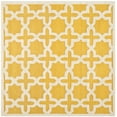 thumbnail image 1 of SAFAVIEH Cambridge Liz Geometric Wool Area Rug, Gold/Ivory, 10' x 10' Square, 1 of 9