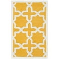 thumbnail image 1 of SAFAVIEH Cambridge Liz Geometric Wool Area Rug, Gold/Ivory, 5' x 8', 1 of 10