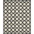 thumbnail image 1 of SAFAVIEH Cambridge Liz Geometric Wool Area Rug, Ivory/Black, 4' x 6', 1 of 10