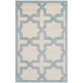 thumbnail image 1 of SAFAVIEH Cambridge Liz Geometric Wool Area Rug, Ivory/Light Blue, 8' x 10', 1 of 4