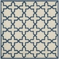 thumbnail image 1 of SAFAVIEH Cambridge Liz Geometric Wool Area Rug, Ivory/Navy, 6' x 6' Square, 1 of 10