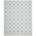 thumbnail image 1 of SAFAVIEH Cambridge Liz Geometric Wool Area Rug, Light Blue/Ivory, 2'6" x 4', 1 of 10