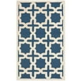 thumbnail image 1 of SAFAVIEH Cambridge Liz Geometric Wool Area Rug, Navy Blue/Ivory, 3' x 5', 1 of 10