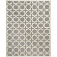 thumbnail image 1 of SAFAVIEH Cambridge Liz Geometric Wool Area Rug, Silver/Ivory, 4' x 4' Square, 1 of 10