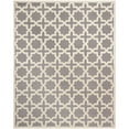 thumbnail image 1 of SAFAVIEH Cambridge Liz Geometric Wool Area Rug, Silver/Ivory, 8' x 10', 1 of 10