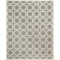 thumbnail image 1 of SAFAVIEH Cambridge Liz Geometric Wool Area Rug, Silver/Ivory, 9' x 12', 1 of 10