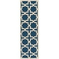 thumbnail image 1 of SAFAVIEH Cambridge Liz Geometric Wool Runner Rug, Navy Blue/Ivory, 2'6" x 12', 1 of 10