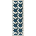 thumbnail image 1 of SAFAVIEH Cambridge Liz Geometric Wool Runner Rug, Navy Blue/Ivory, 2'6" x 14', 1 of 10